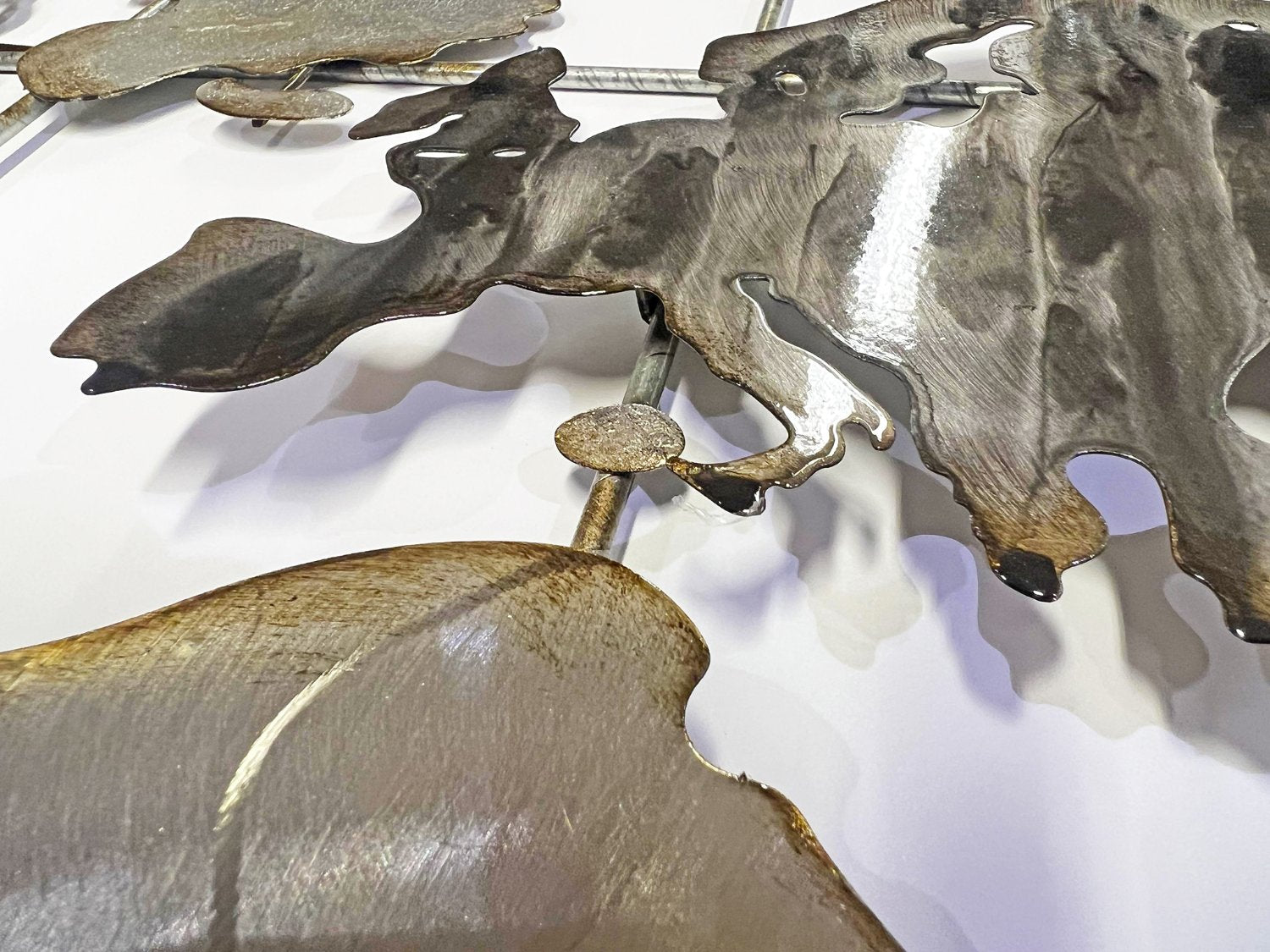 Monochrome World Map - 106x70 cm