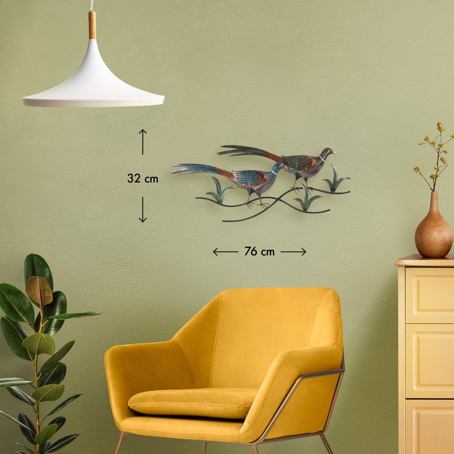 Paradijs voor twee - 76x32 cm