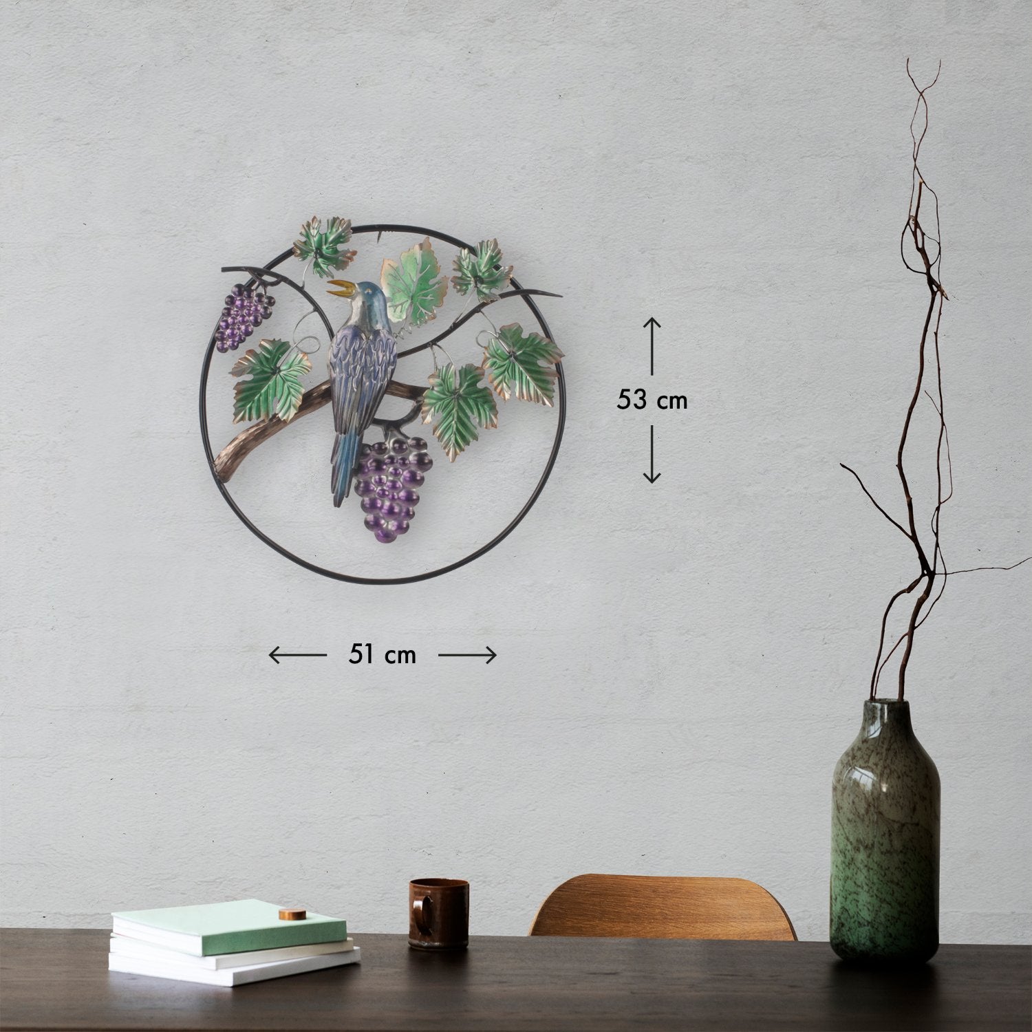 Op de uitkijk - 51x53 cm