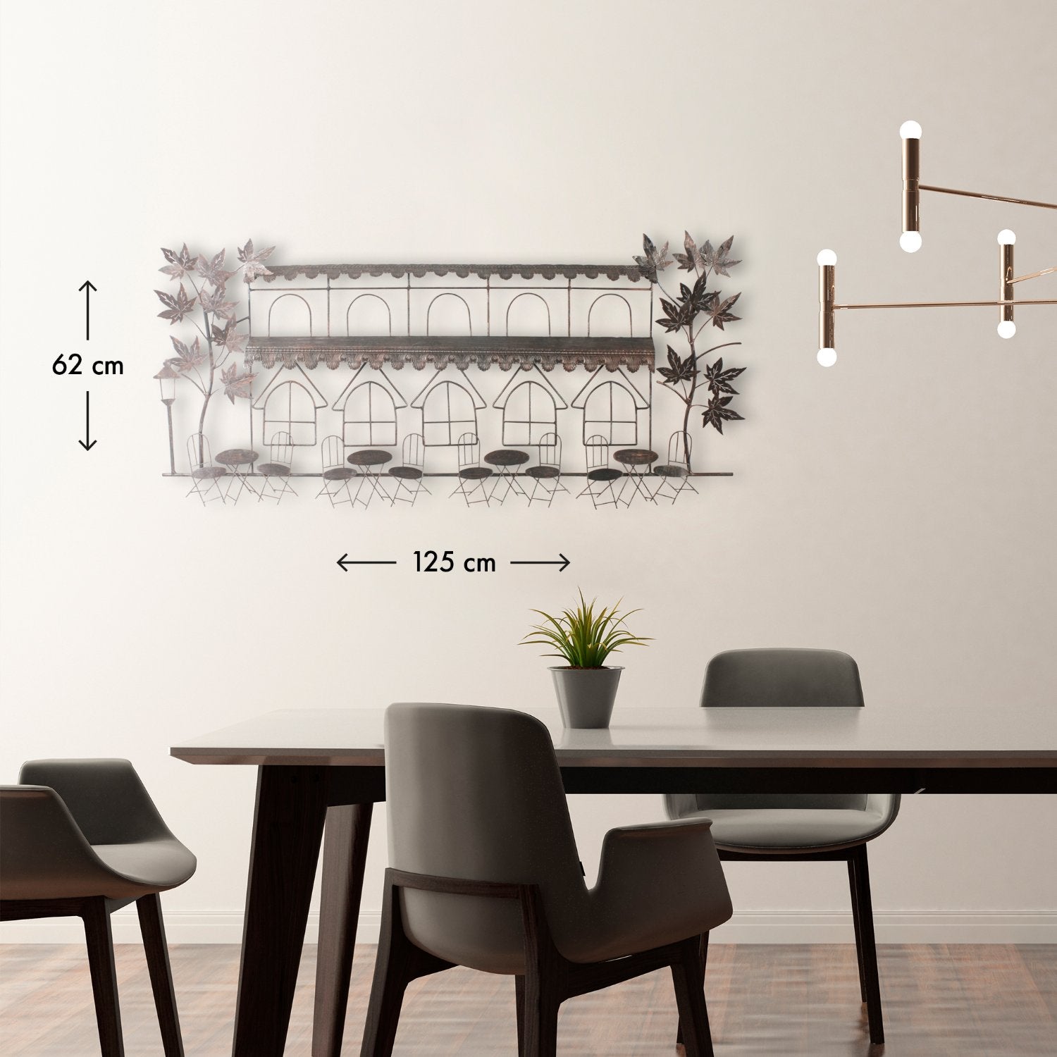 La terrasse - 125x62 cm