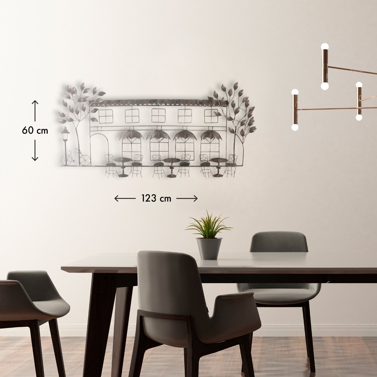 La terrasse deux - 123x60 cm