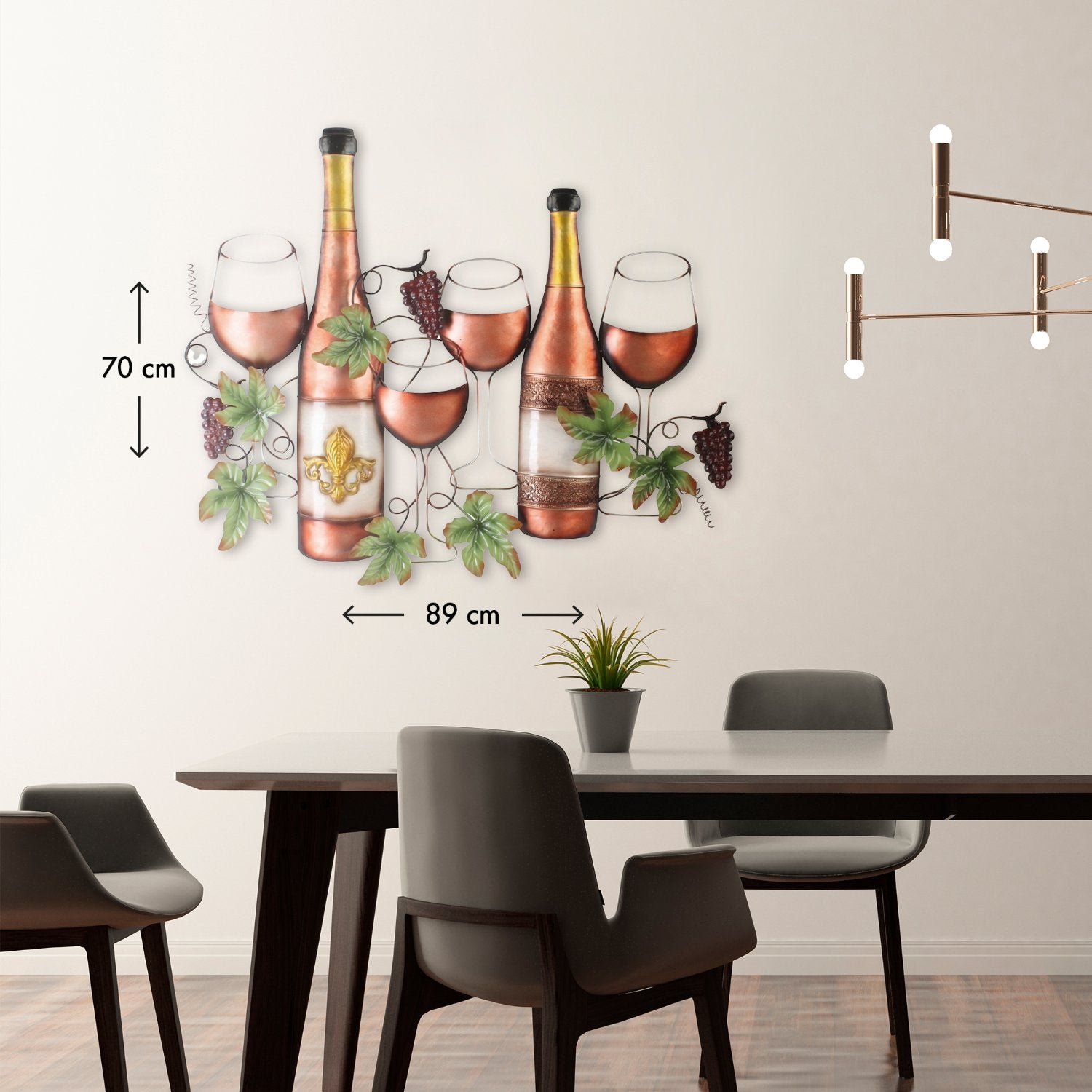 Beviamo vino due - 89x70 cm