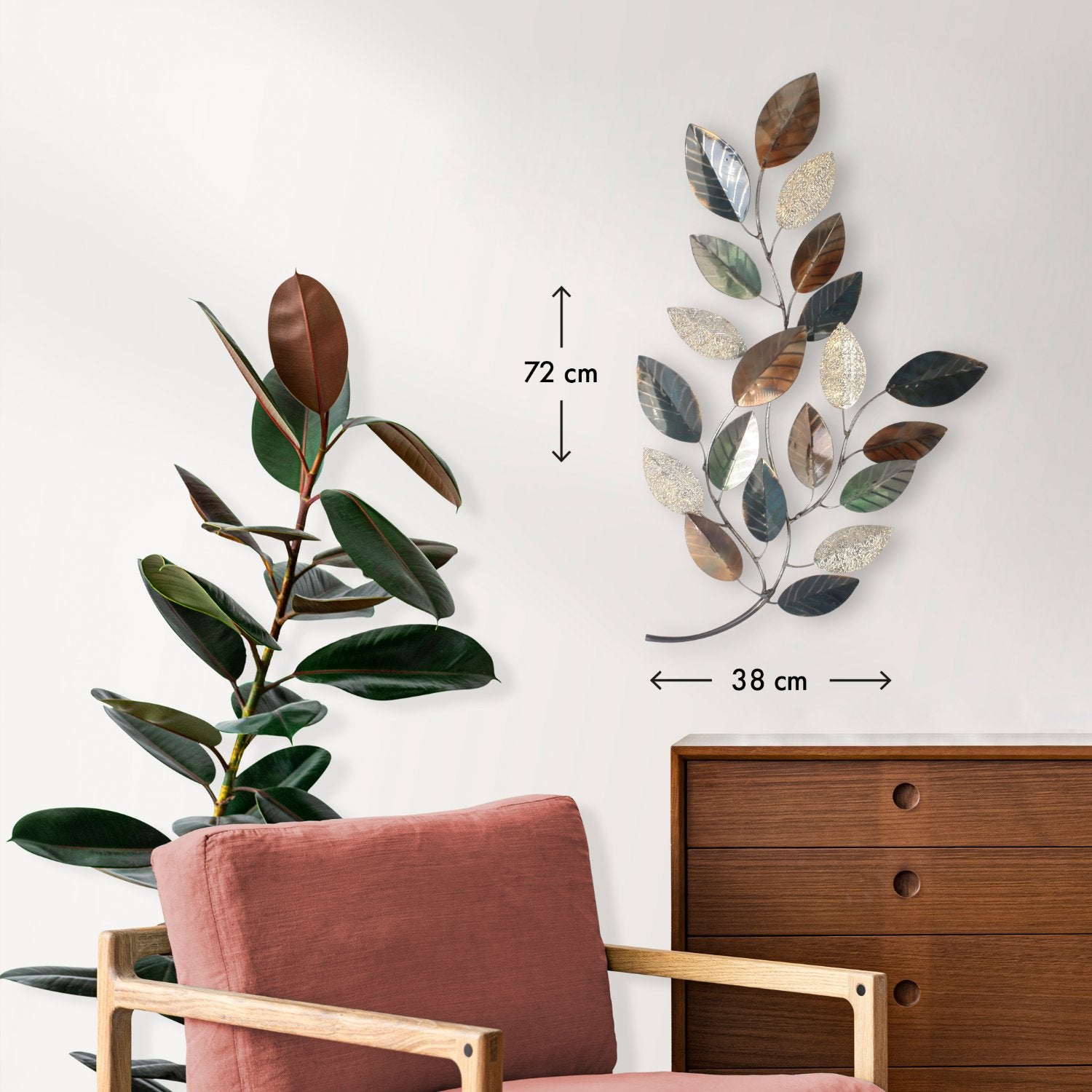 Colourful Leaves - 41x73 cm