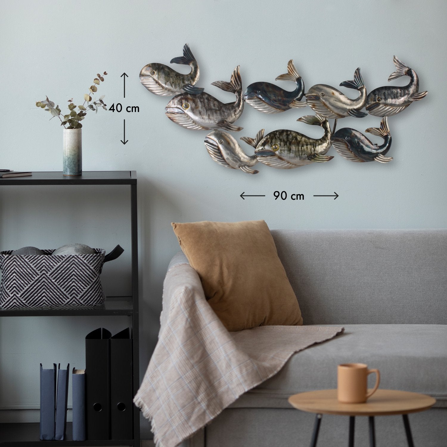 Walvissen - 90x40 cm