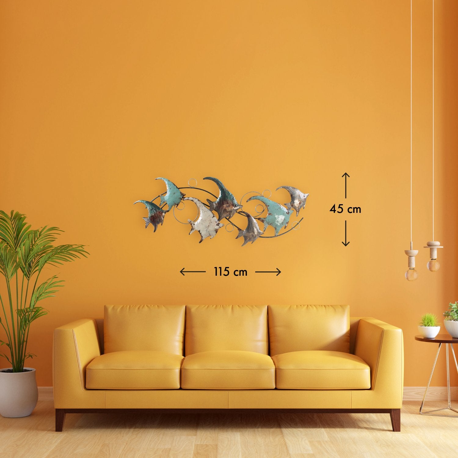 Fish journey - 115x45 cm