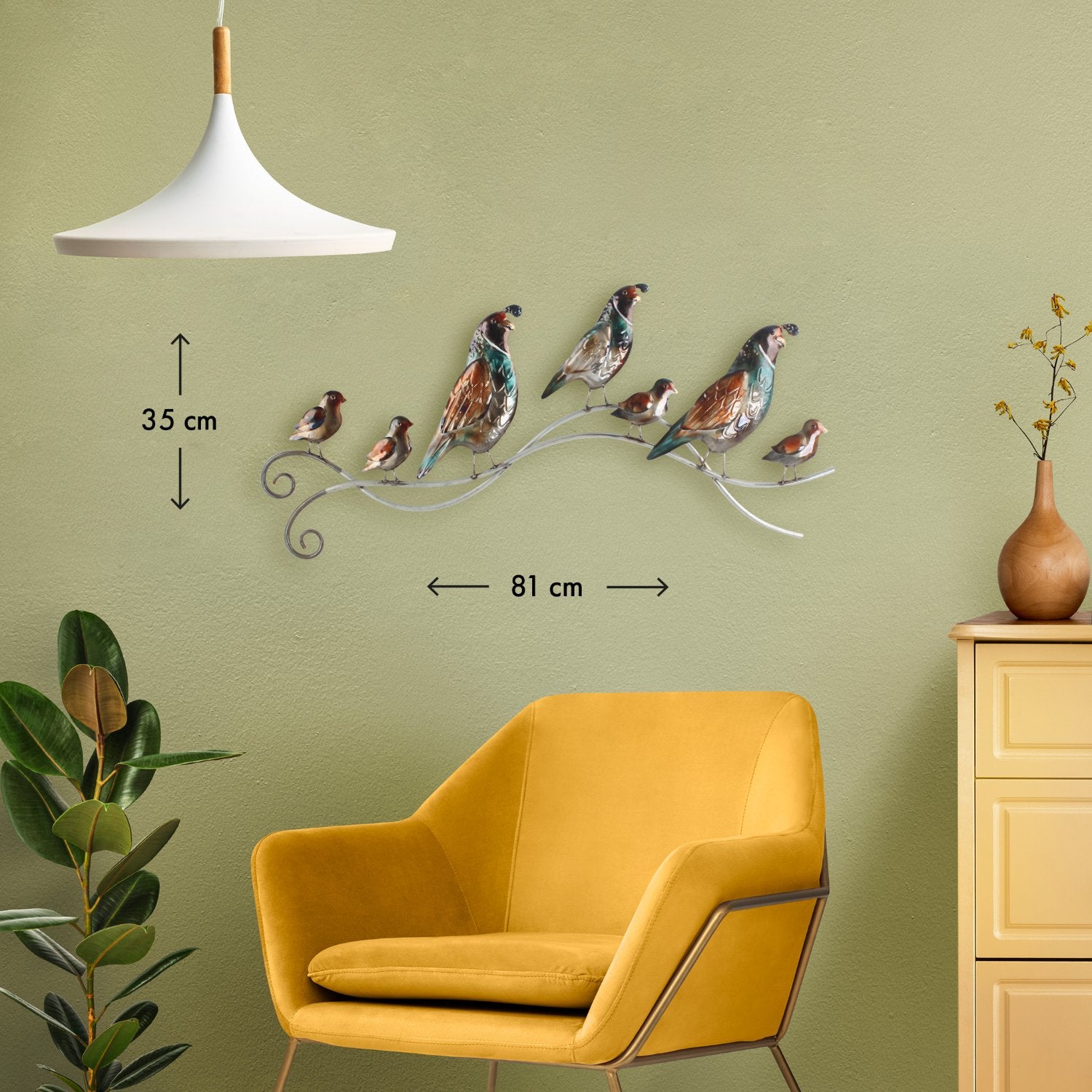 Seven on a row - 81x35 cm