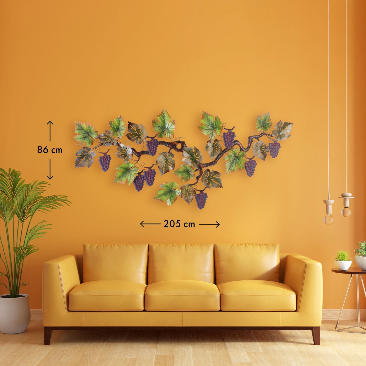 A lot of grapes - 205x86 cm