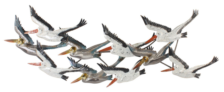 A lot of pelicans - 125x47 cm